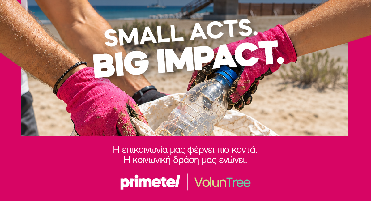 Primetel and VolunTree join forces to give back to society and the environment