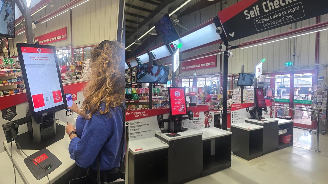 A new era in retail from SuperHome center with Self-Checkout