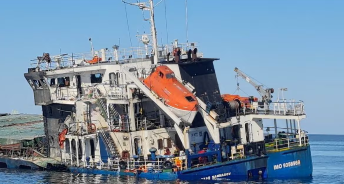 Russian drones attacked and sank a ship in the Black Sea; two dead, 11 rescued