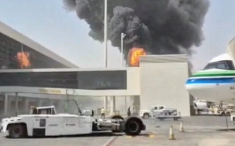 VIDEO: Panic at Riyadh Airport, which was hit by a missile attack; dozens injured