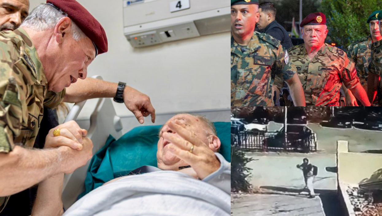 The King of Jordan is at the hospital with the injured following the attack on the Greek Orthodox church