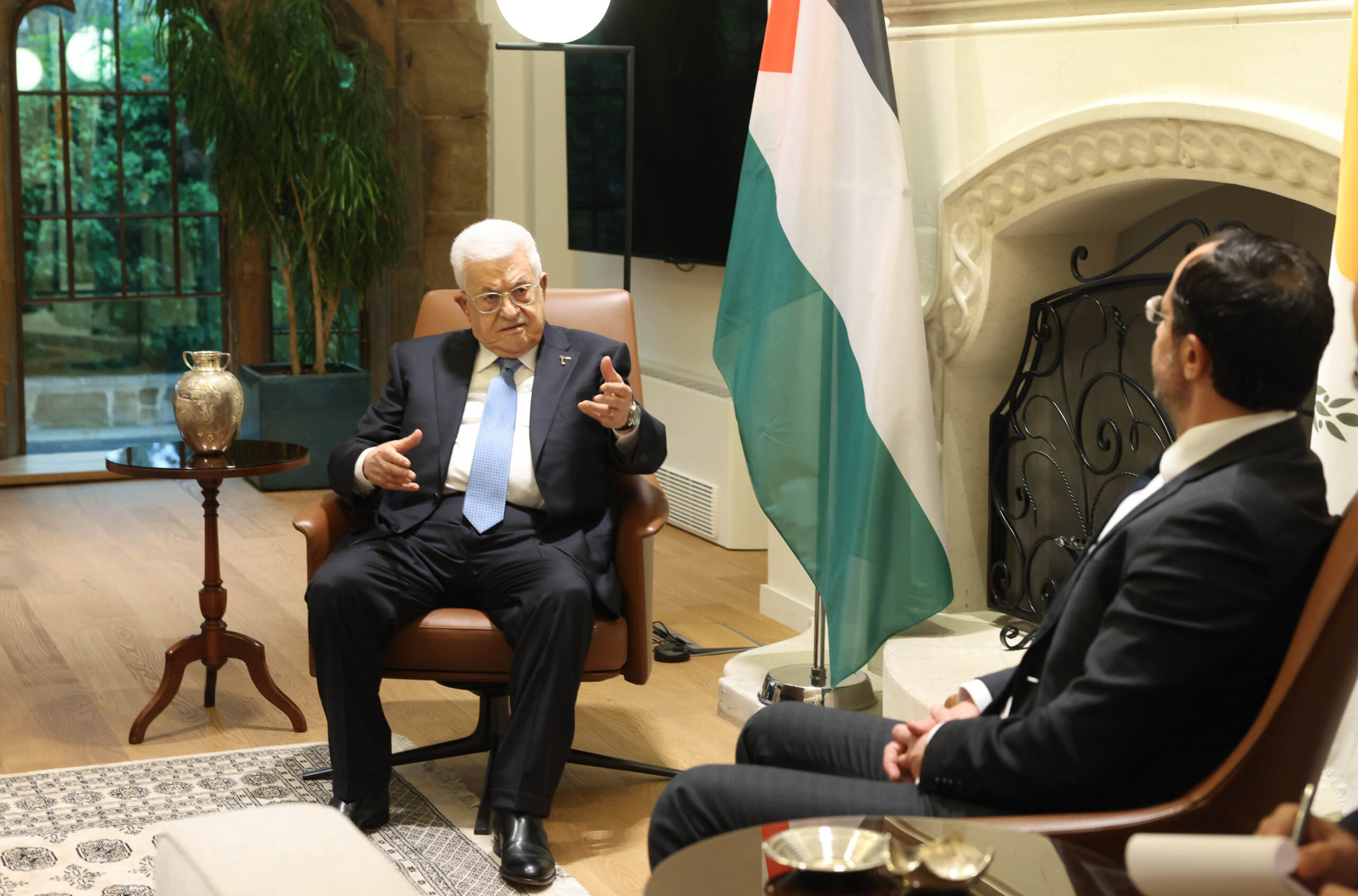 Abbas came quietly and left quietly; outrage in the pseudo-state over “ingratitude”