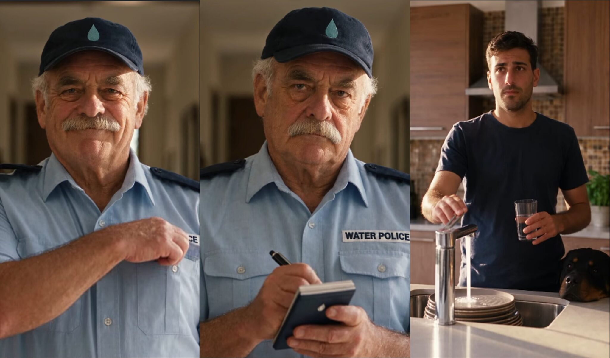 A “water” police officer: Karousos’s mysterious announcement with a 10-second video