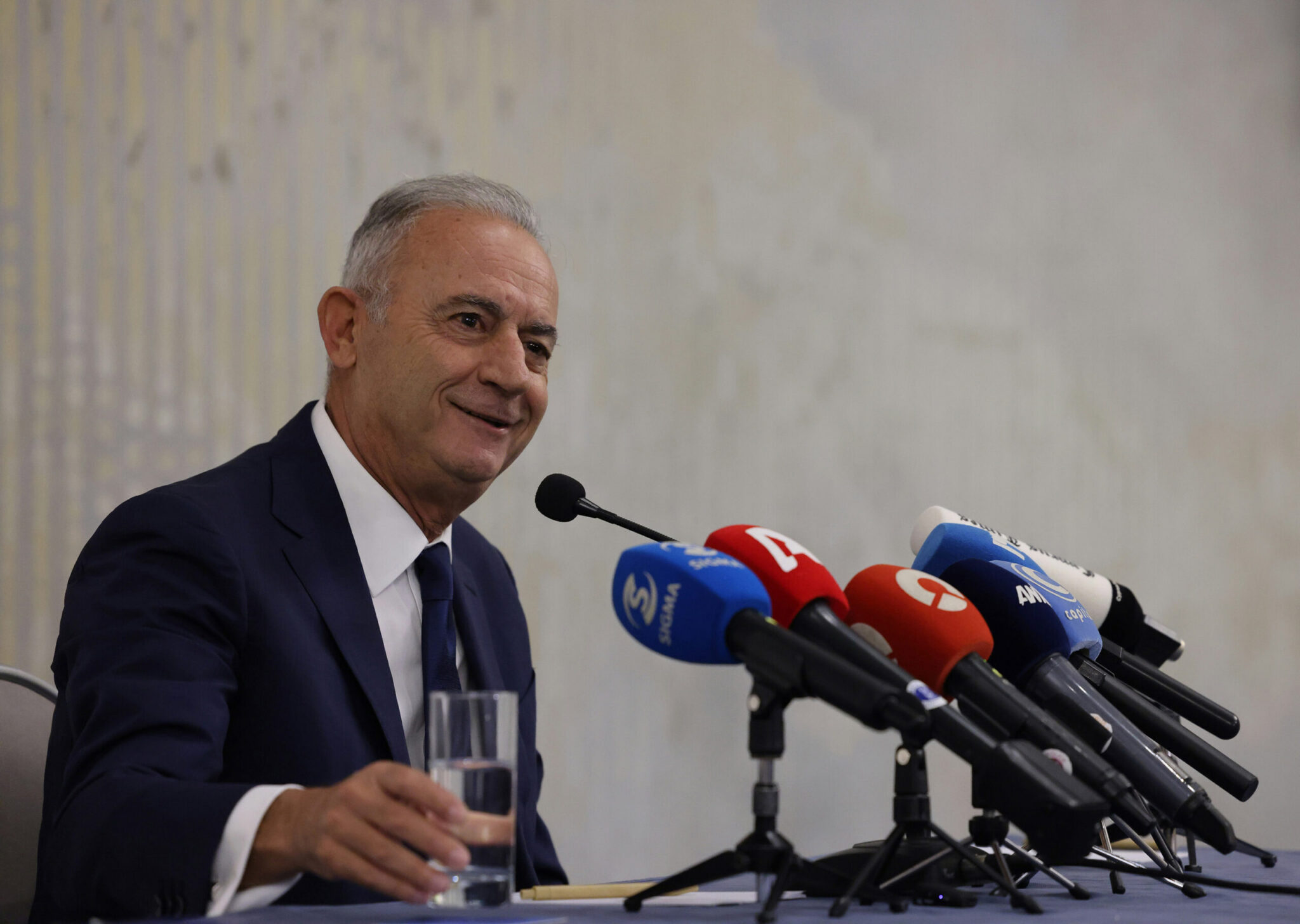 Averoff called a press conference, keeping the conference agenda under wraps