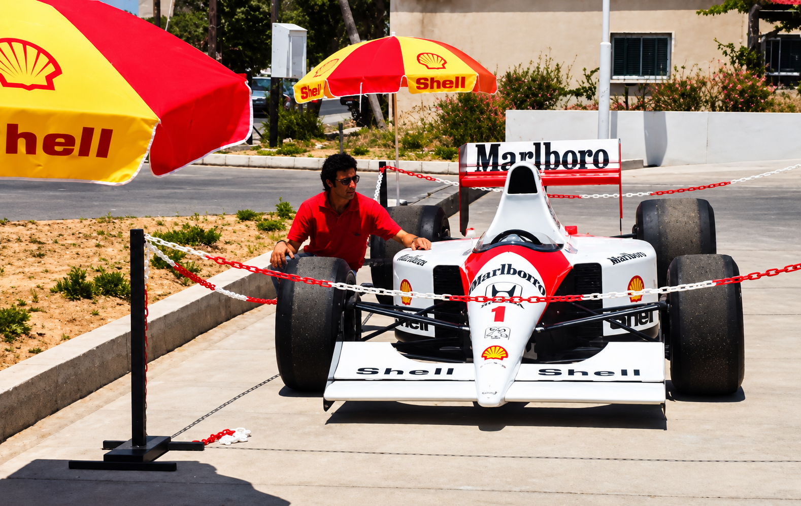 When Senna’s McLaren landed in Cyprus