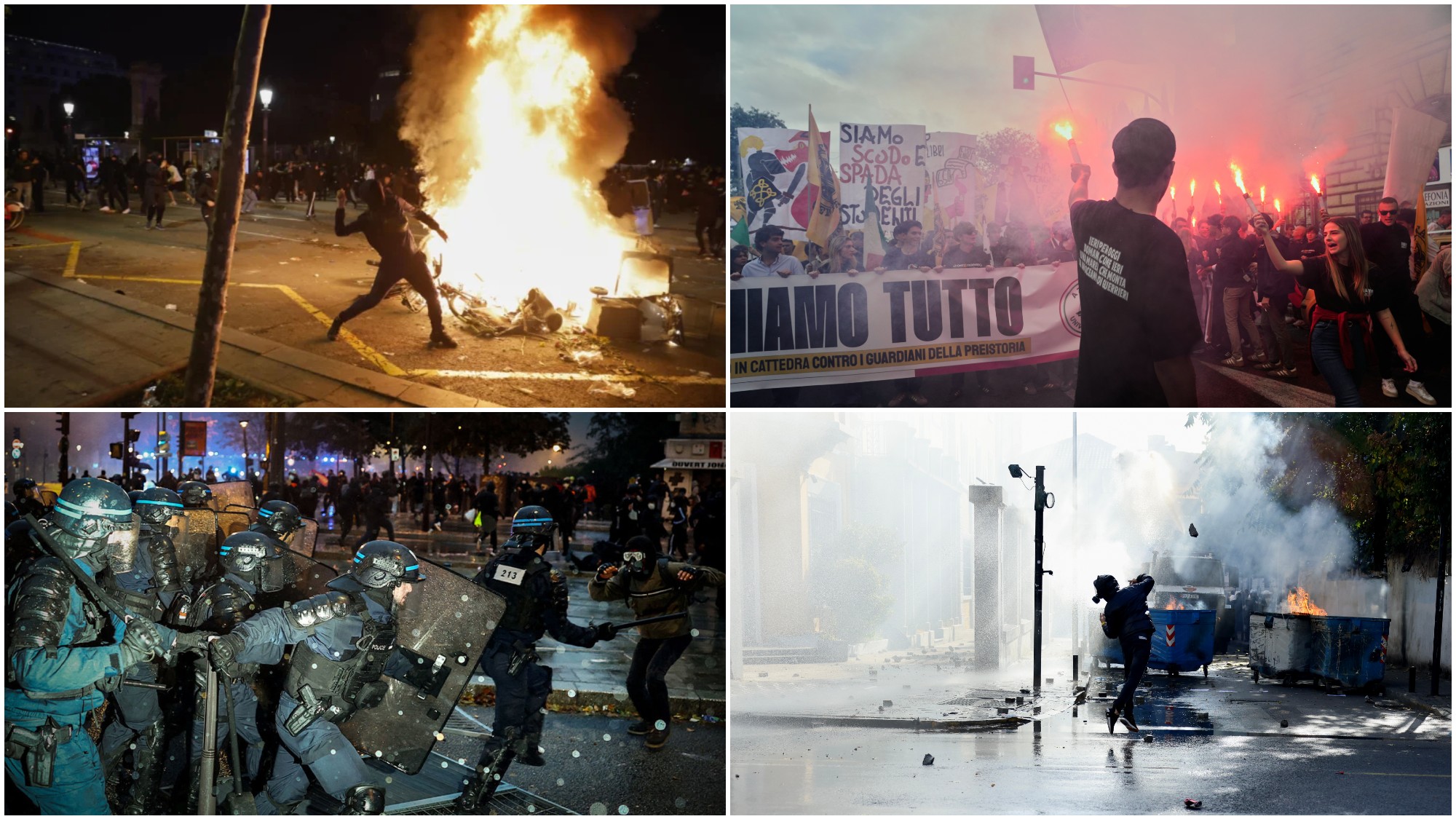 Europe in turmoil: Unrest from France to Spain and Albania (VIDEO)