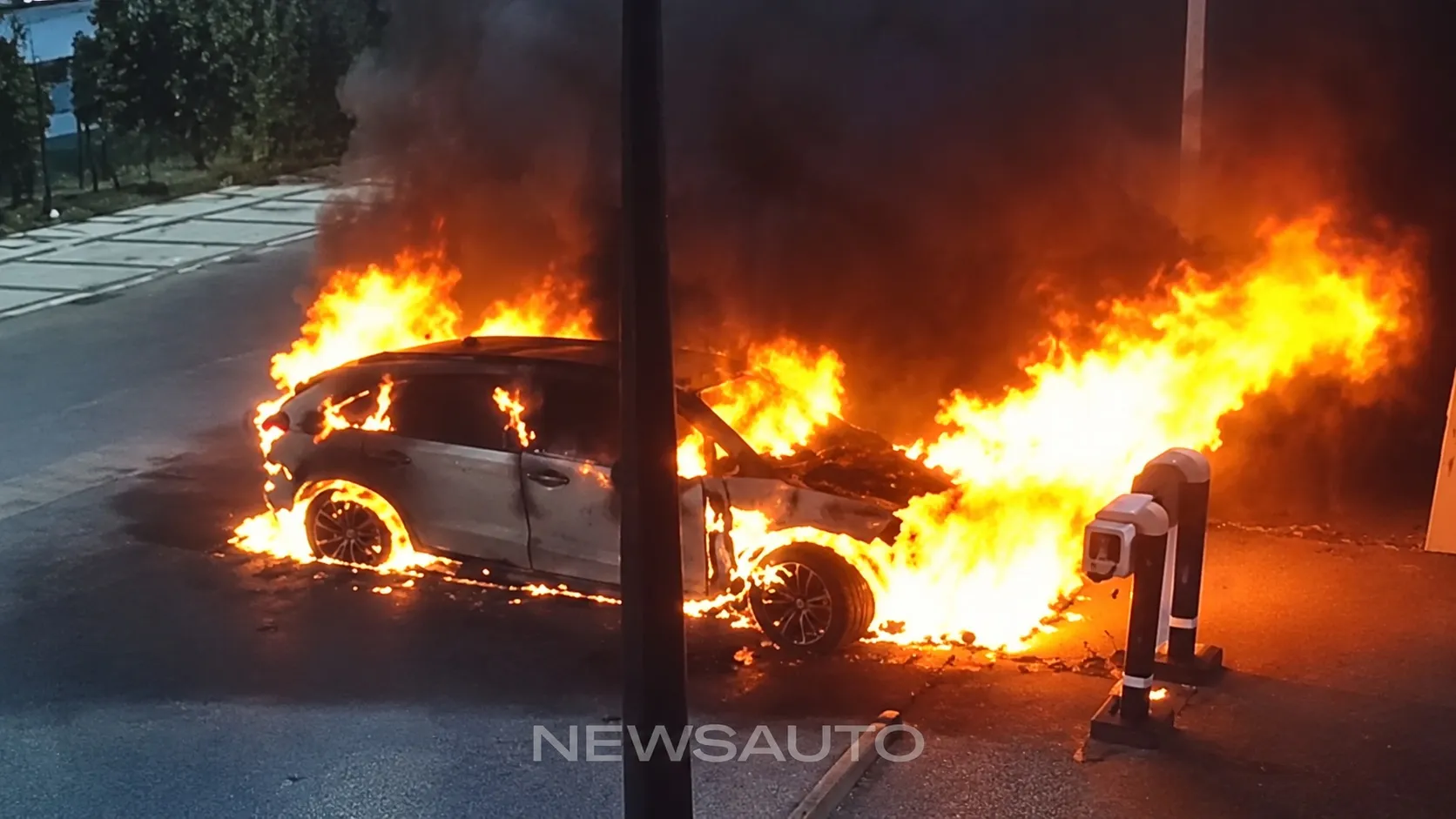 Video: Erdogan’s “pride and joy” goes up in flames