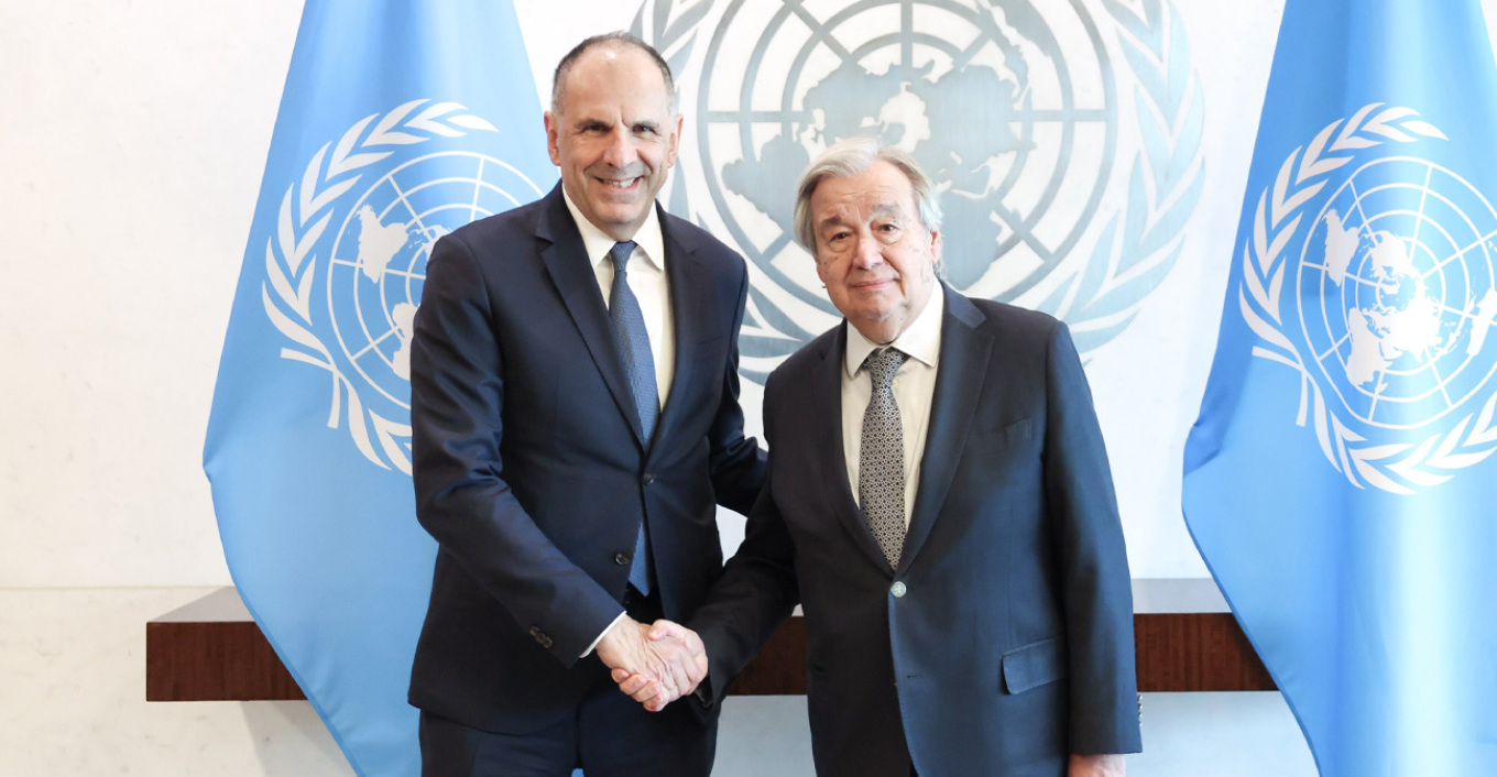 Gerapetritis met with Guterres: “We must not lose momentum on the Cyprus issue”