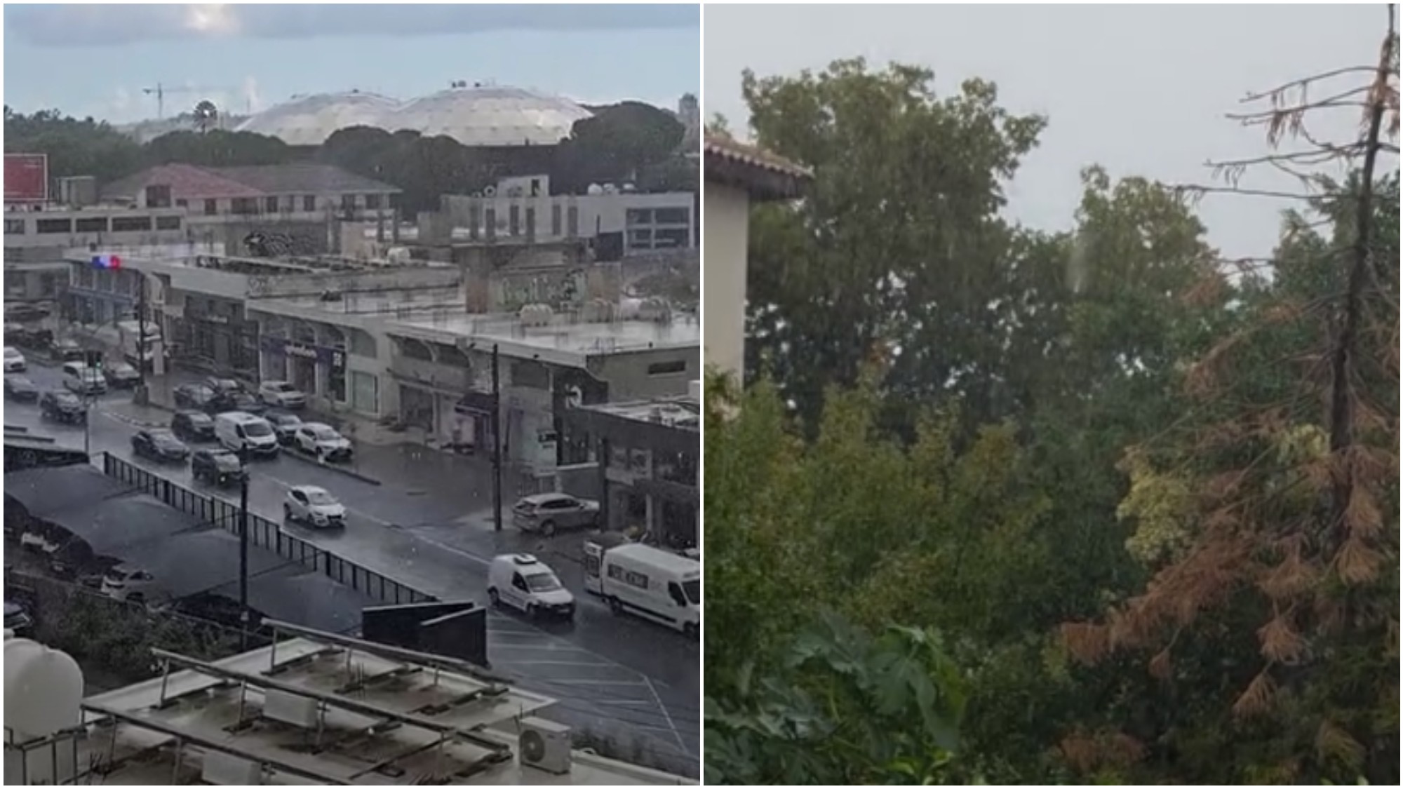 VIDEO: The skies have “opened up” in parts of Cyprus; a Yellow Alert is in effect