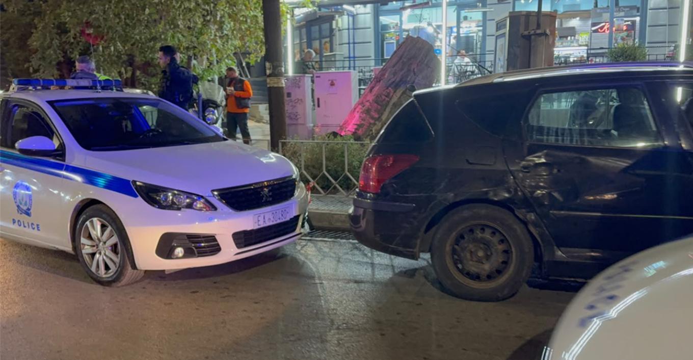 Dramatic car chase in Thessaloniki involving seven migrants
