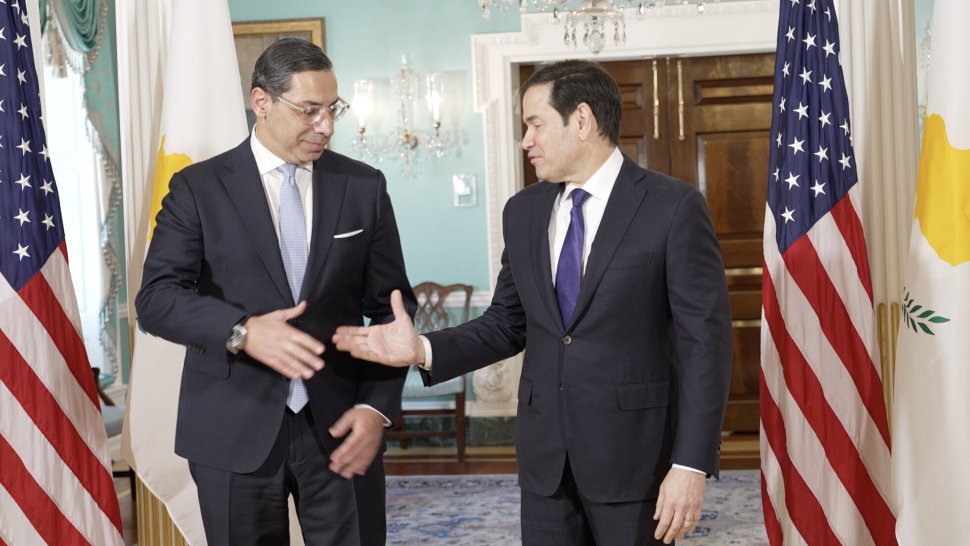 With reference to the Cyprus issue, the U.S. message on the 66th anniversary of the Republic of Cyprus’s independence