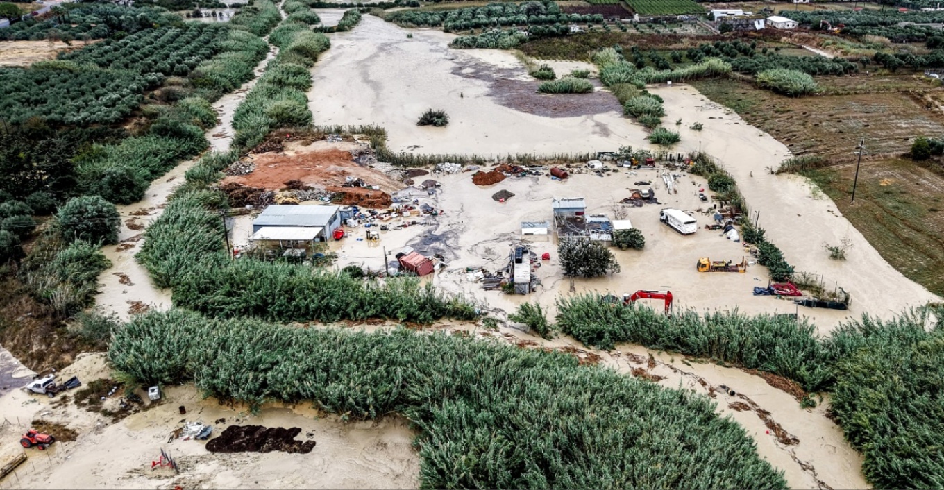 Severe Weather in Crete: One Dead and Extensive Damage