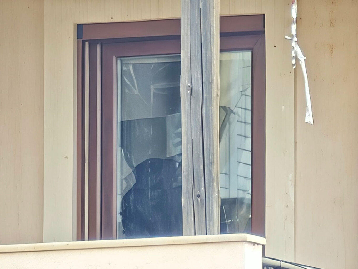 He stabbed his ex-girlfriend and her partner in front of his minor children