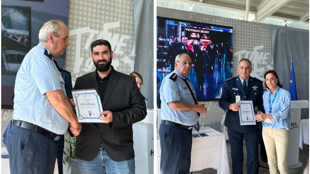 Lucas and Maria were honored for their honesty: They found money at Larnaca Airport and turned it in to the police