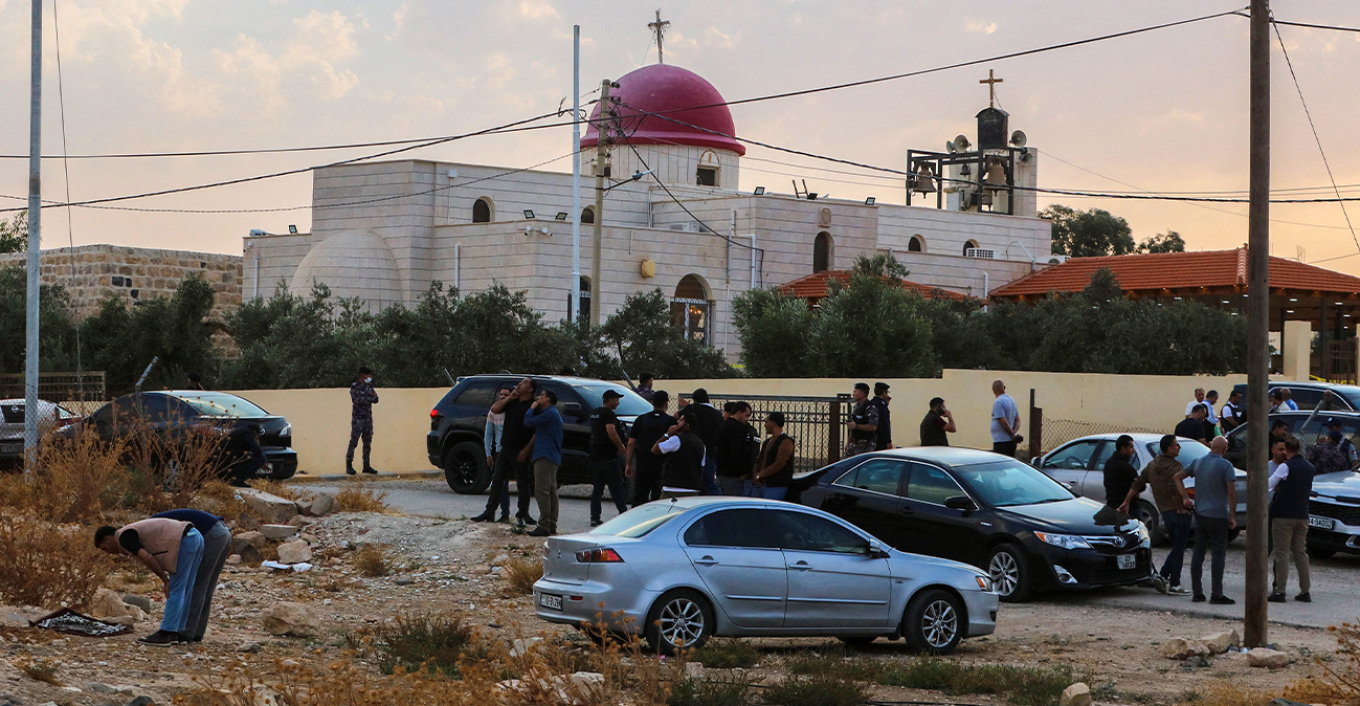 VIDEO: Dead and injured in armed attack on a greek orthodox church in jordan