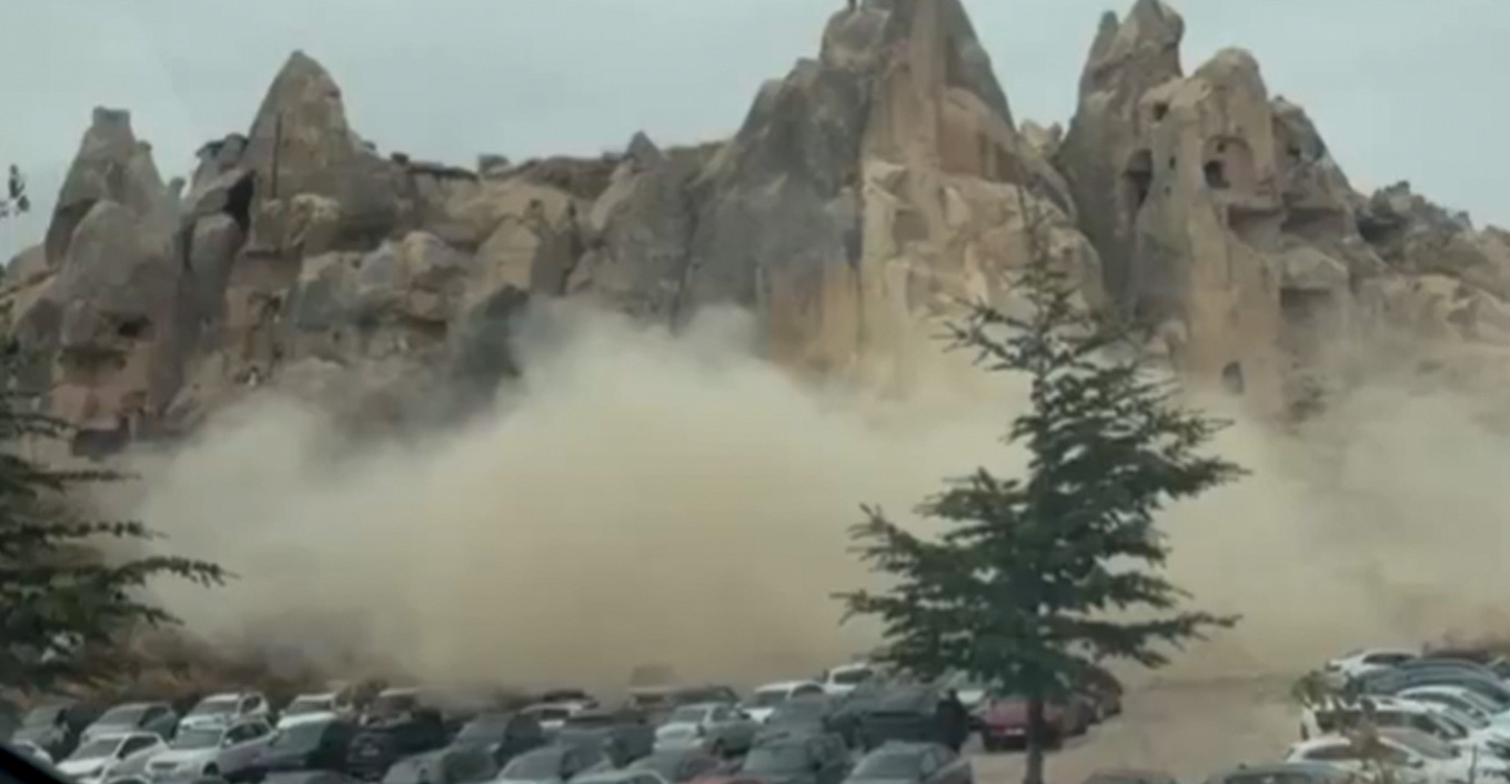 At least two people were killed and one injured when the Fairy Chimney in Cappadocia collapsed