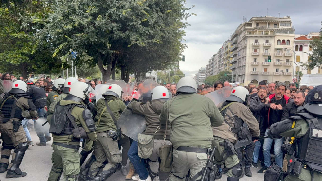 Those arrested during the clashes at the protest rally against Kasidiaris’s speech in Thessaloniki have been released