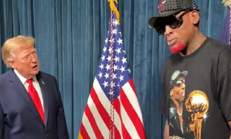 During Trump’s tour of Texas, Rodman was asked to arrange a meeting with Kim Jong-un
